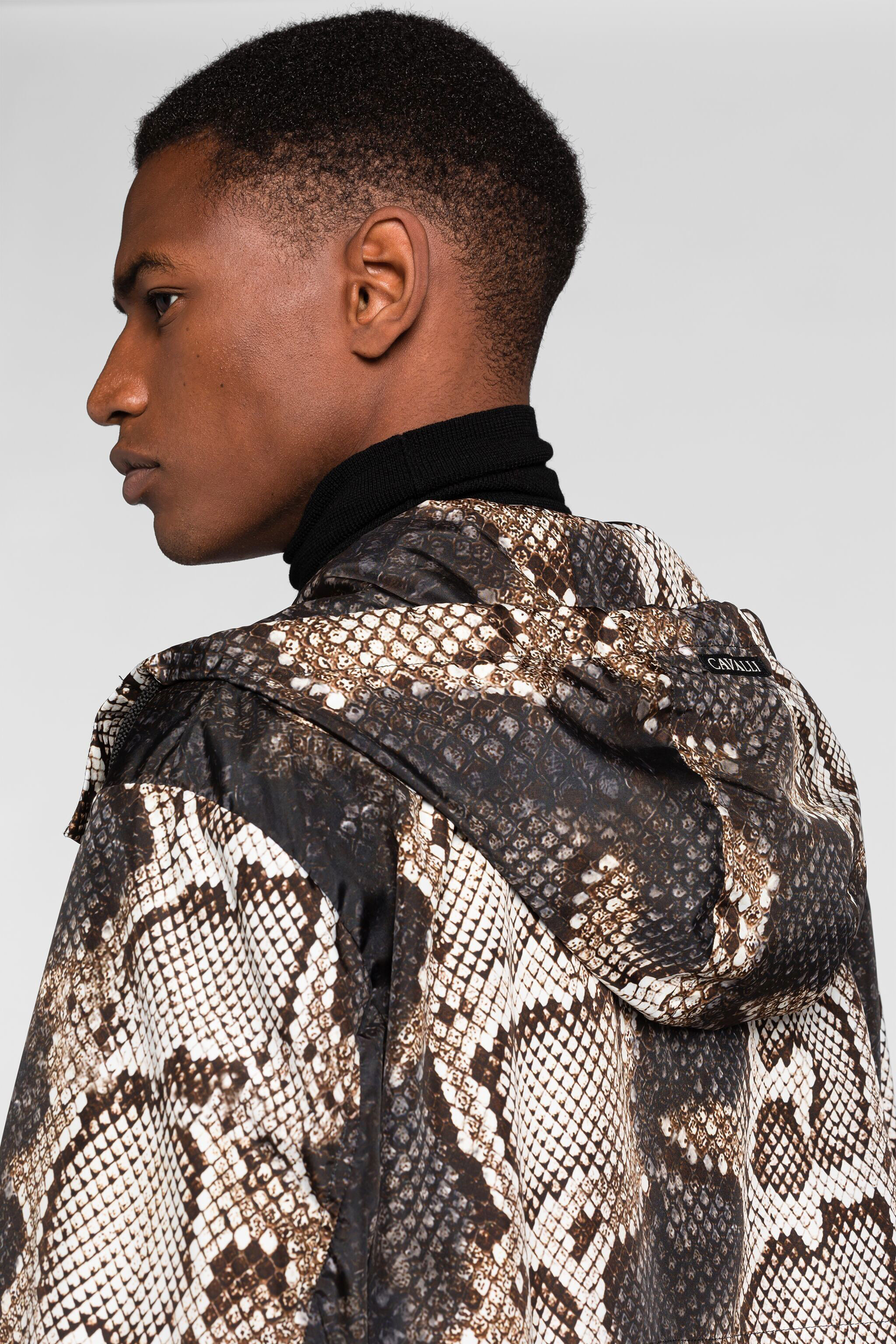 RC Python-Print Coat NATURAL/BLACK PNT510-9MF01