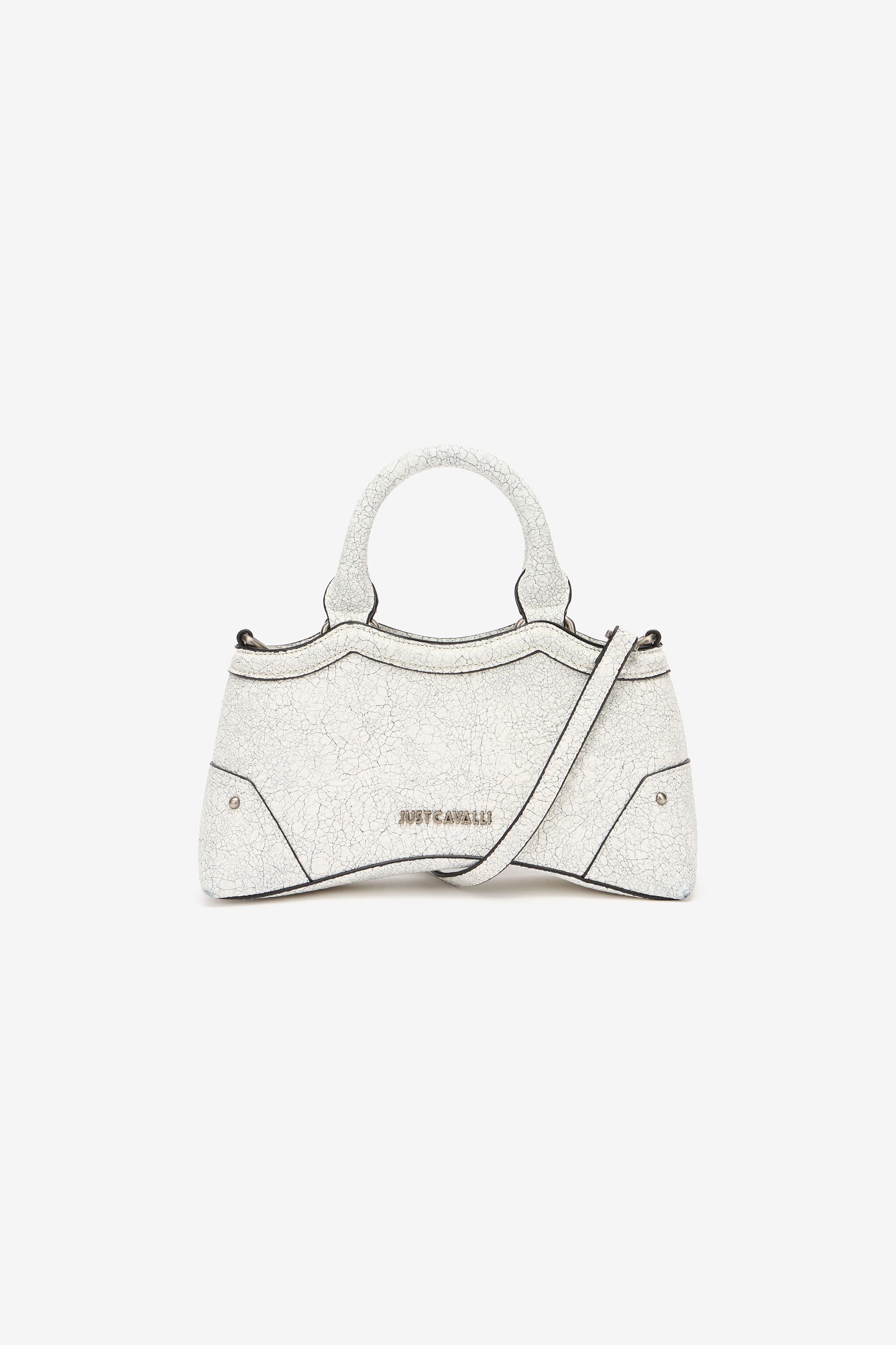 JC Marble-Effect Bag With JC Monogram White UFB109-UF478
