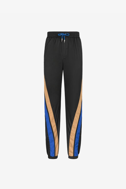 RC Stripe-detail track pants Black QRT25D-SB001