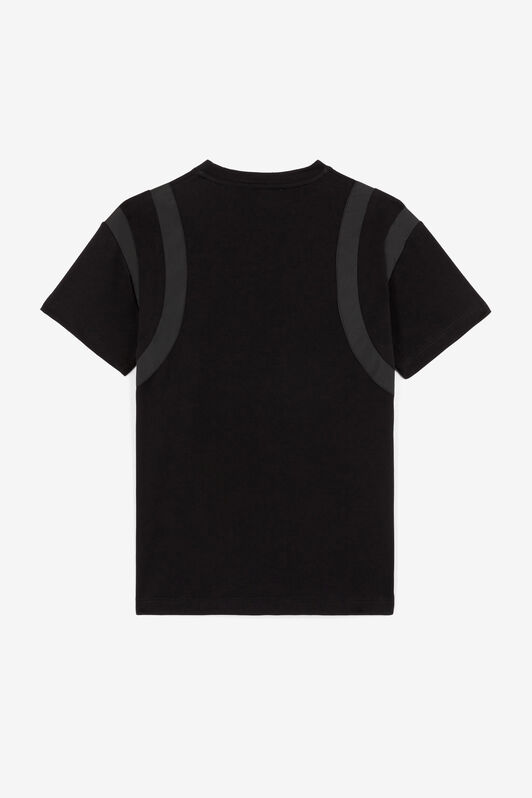 JU Logo-Embroidered T-Shirt Black OJT617-ISA2J