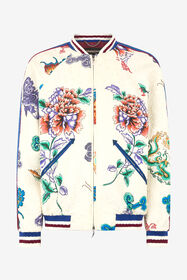${brand} Bomber Con Drago, Fiori E Farfalle ${colorDescription} ${masterID}