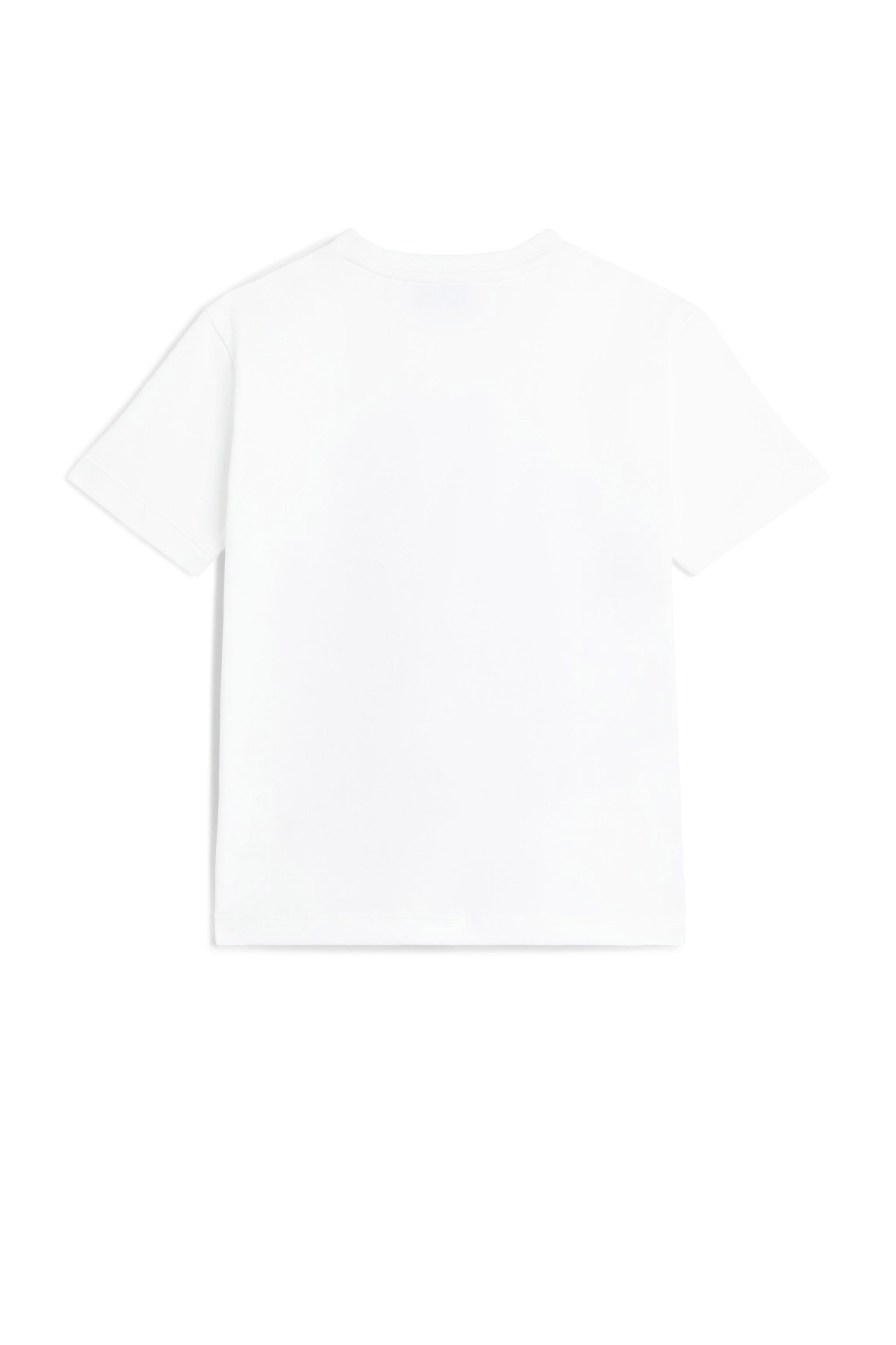 JU T-shirt à logo et imprimé loups MILKY WHITE JJT60G-JV025