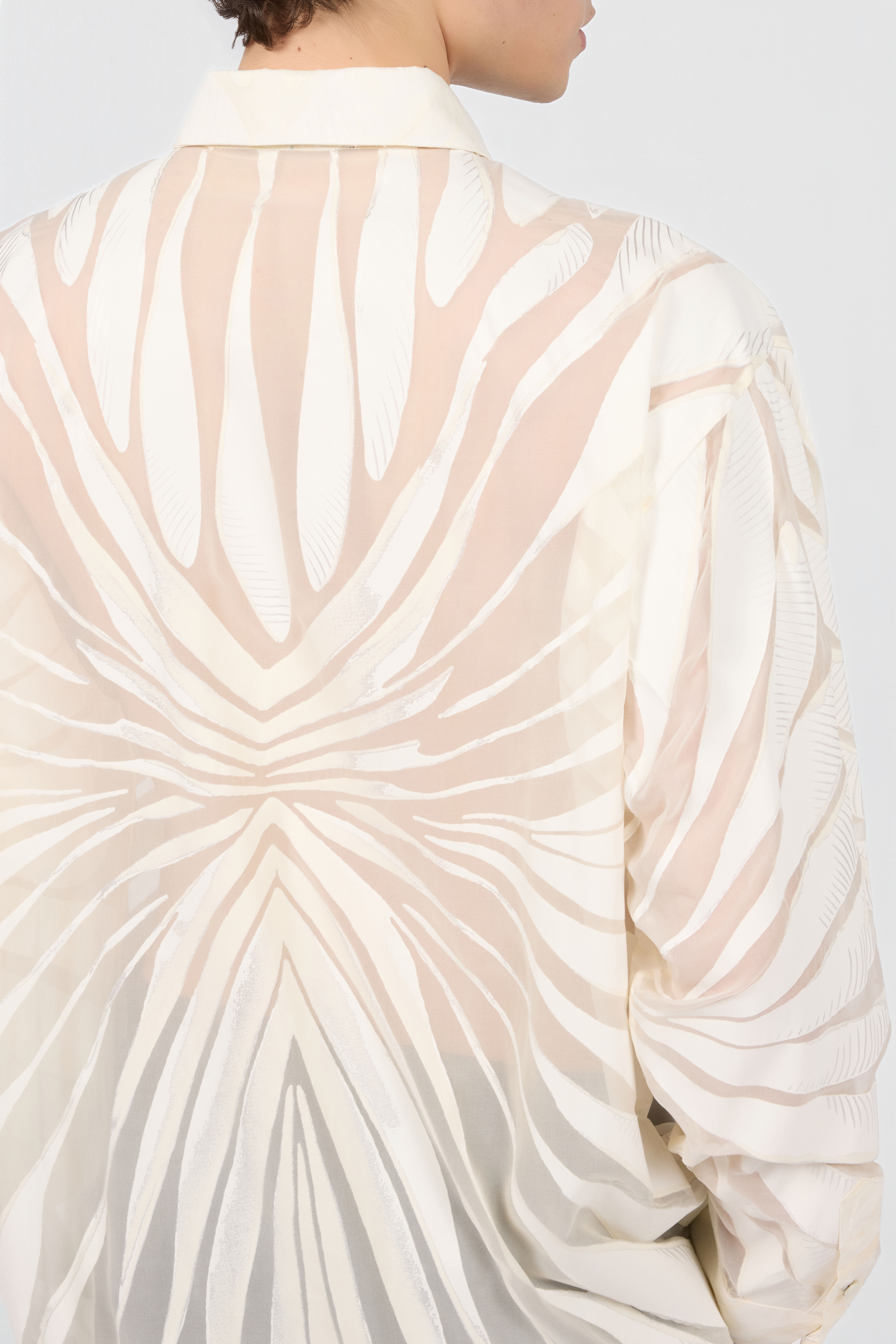 RC Chemise Avec Imprimé Ray Dévoré NATURAL WHITE XRT722-HLI15