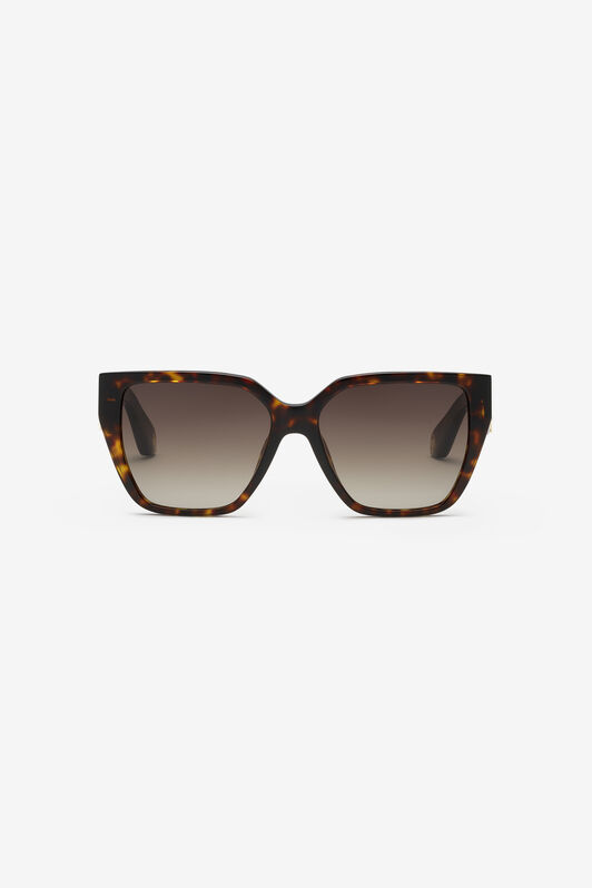 RC Sunglasses with wide and feminine front SHINY BROWN/YELLOW H UALD16-ID211