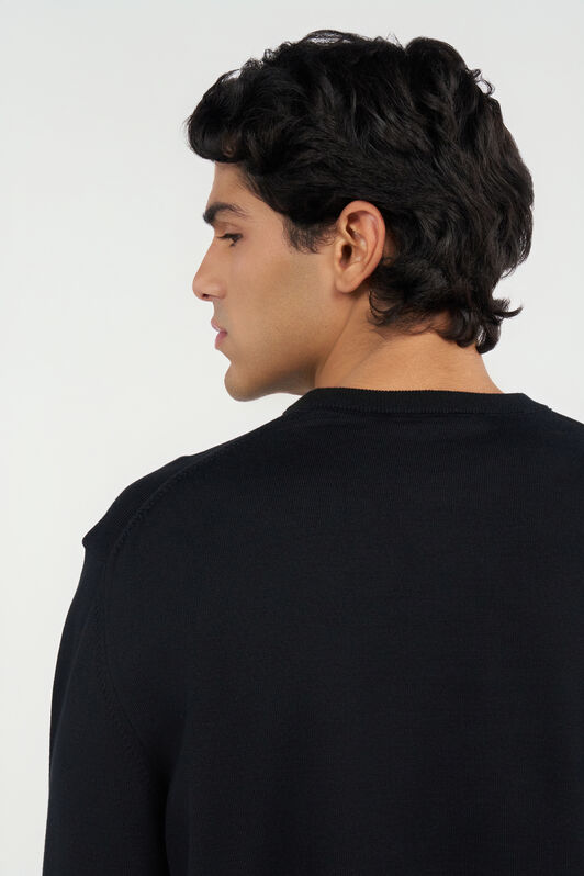 RC Cotton sweater Black UMM608-WH003