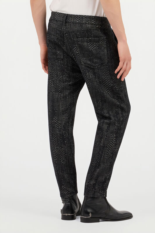 JC Schwarze Strukturierte Hose BLACK VFT016-VF016