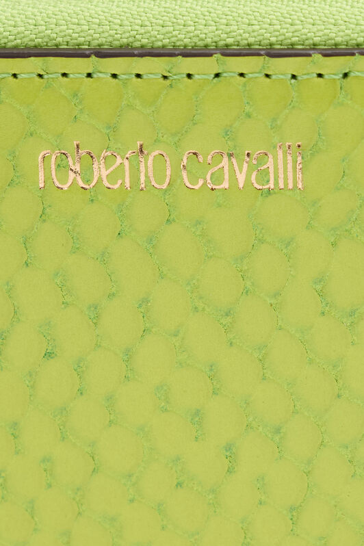 RC Cartera efecto serpiente con logotipo Verde claro TKA006-PZV98