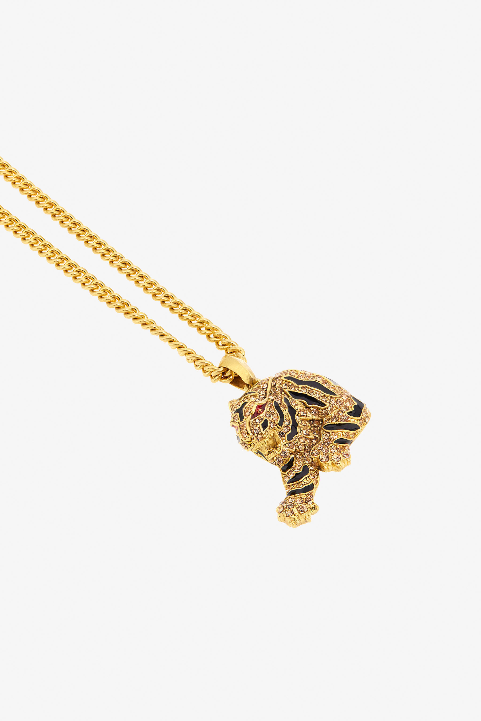 RC Gold Necklace with Tiger Pendant Oro TKG018-AM061