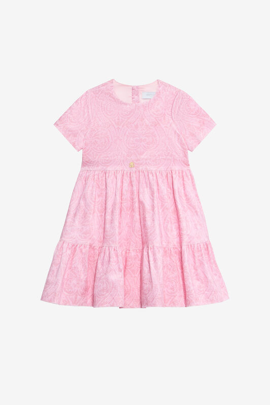 JU Abito Rosa Baby Floreale Con Monogram RC BABY ROSE VJT10I-3RP28