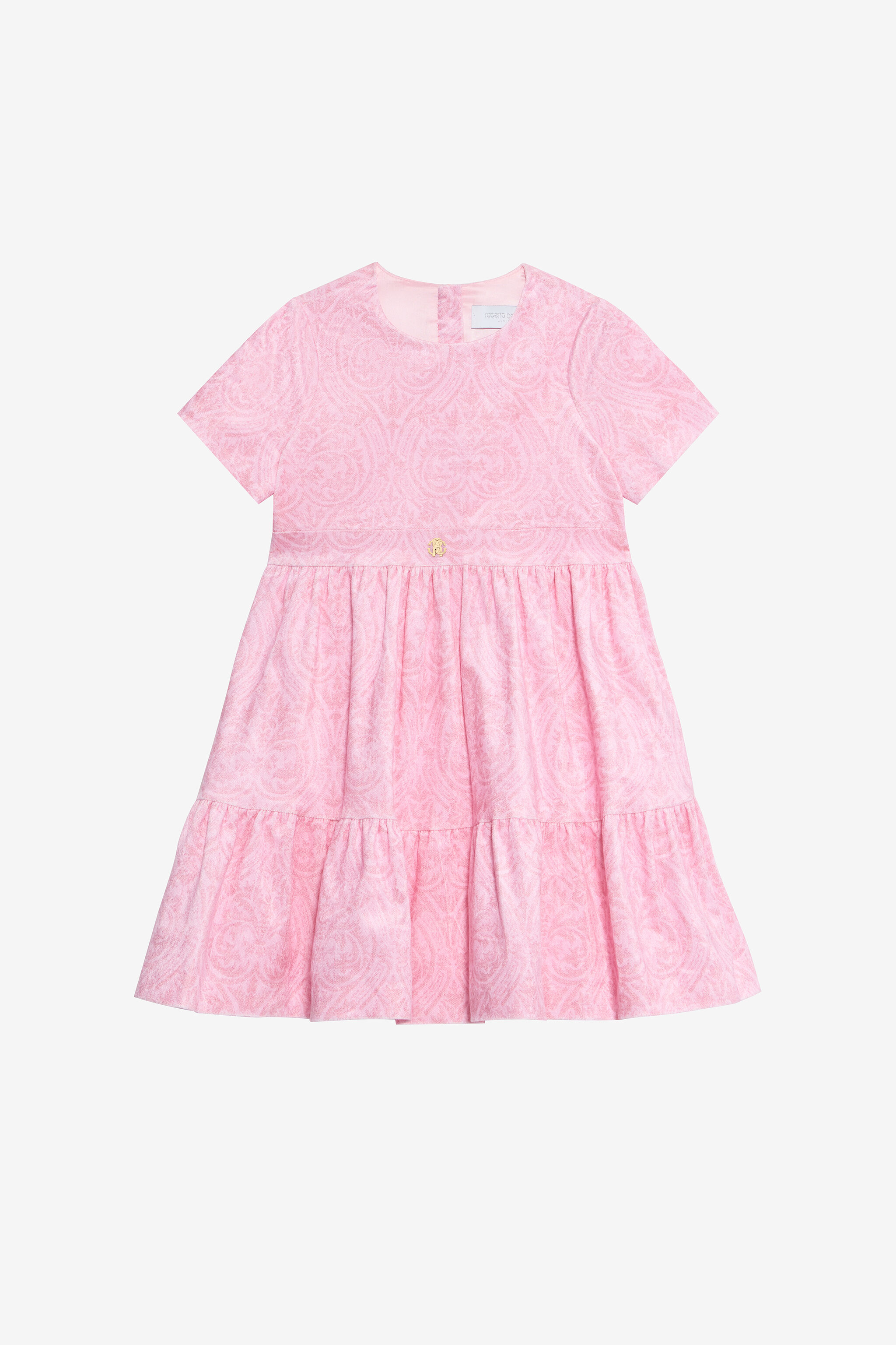 JU Abito Rosa Baby Floreale Con Monogram RC BABY ROSE VJT10I-3RP28