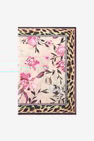 ${brand} Tuch Mit Print Blumen Und Jaguar Skin ${colorDescription} ${masterID}
