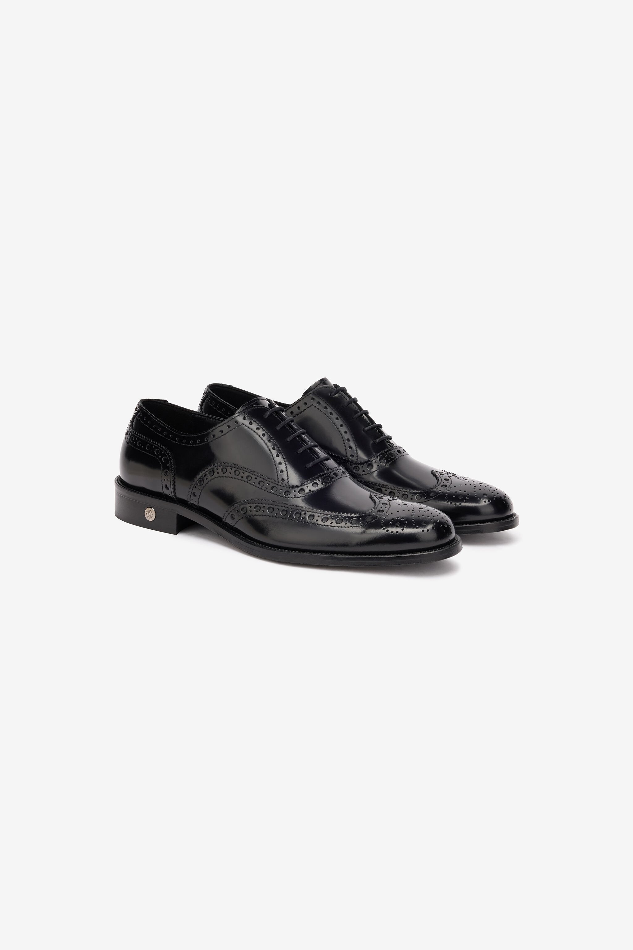 RC Brogue Derby Loafers Black POS00J-PZ085