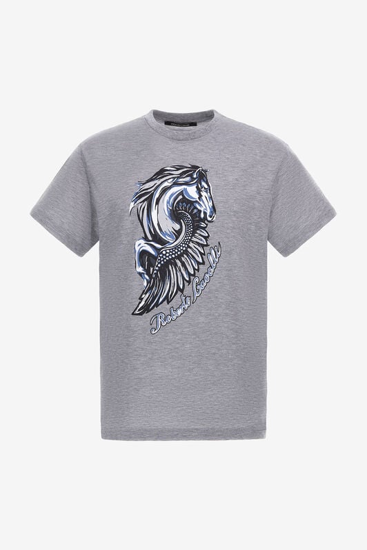 RC T-shirt with Horse logo and print Gray NOT60P-JD016
