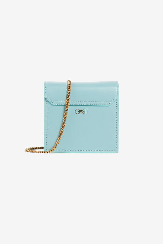 RC Borsa a spalla mini con logo C Azzurro OKB001-PZ132