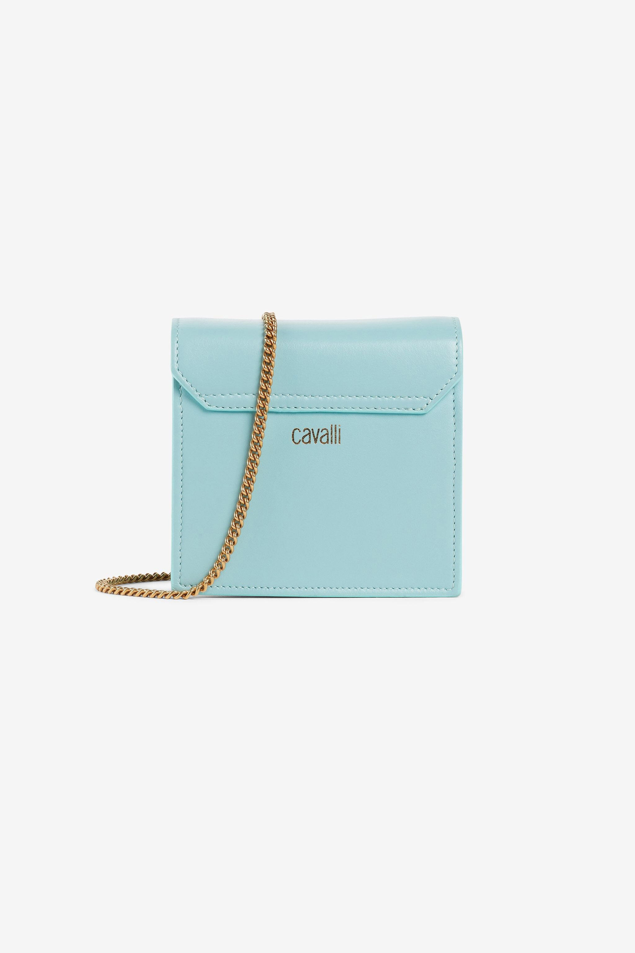 RC Borsa a spalla mini con logo C Azzurro OKB001-PZ132