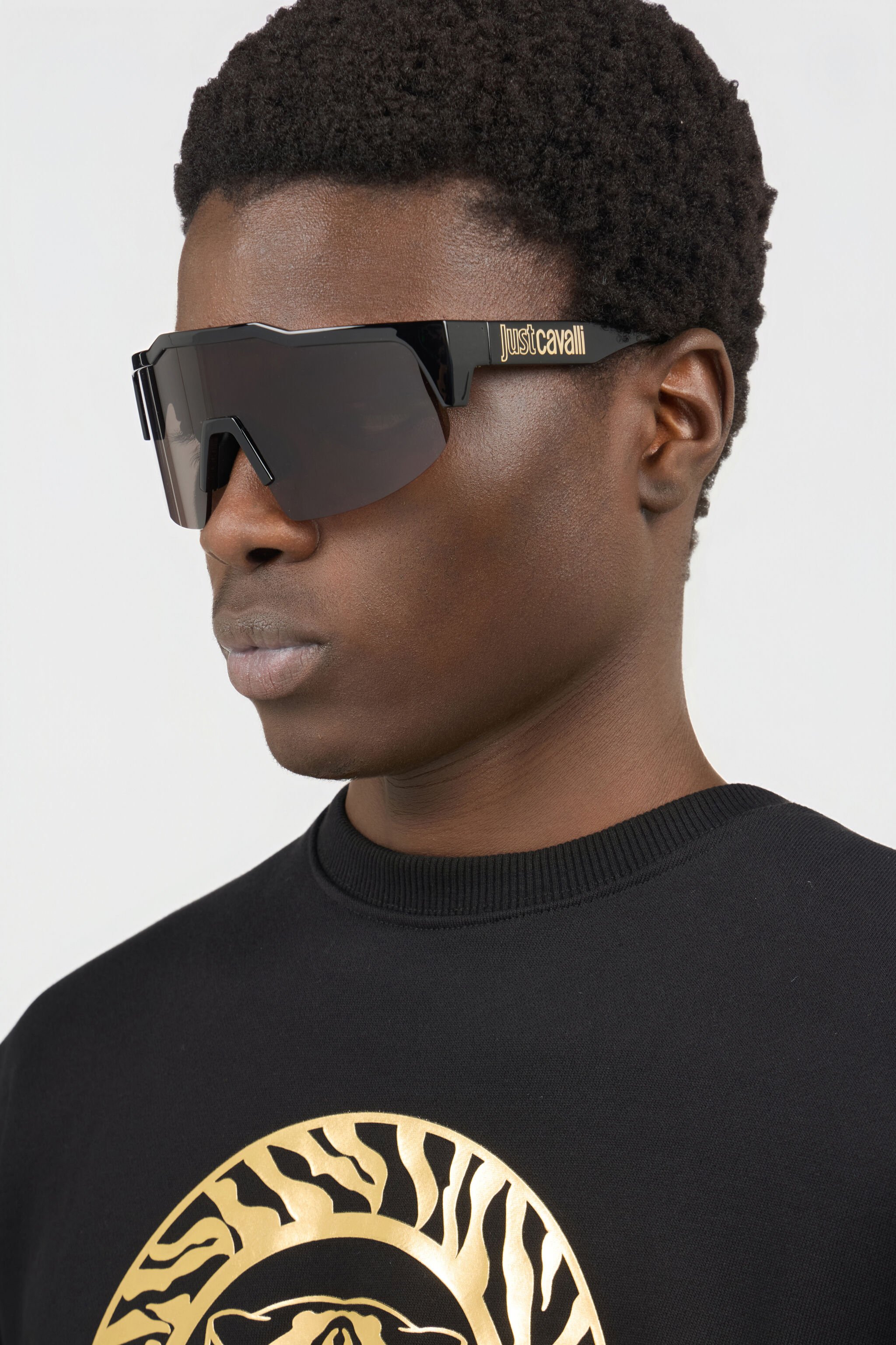 JC Occhiale da sole Just Cavalli TOTAL SHINY BLACK UALD34-ID230