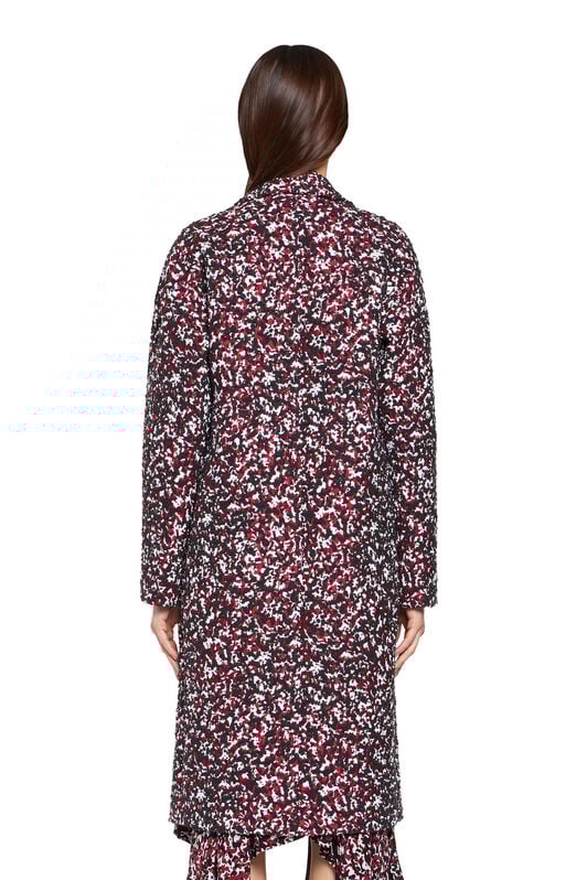 RC Merlot and black tweed coat MERLOT/BLACK HQT504-TG019