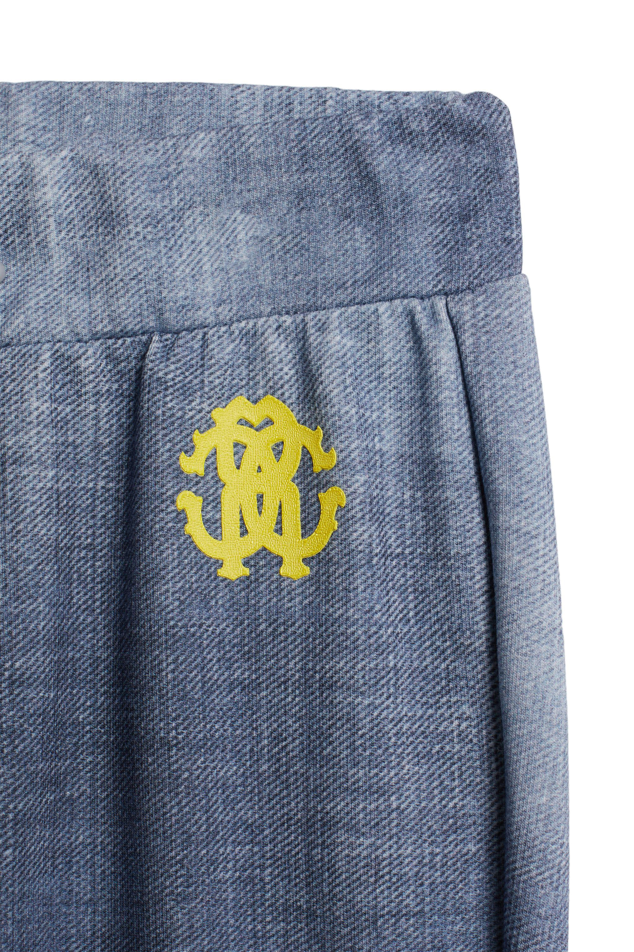 JU Denim print trackpants DENIM IJT280-DOQ70