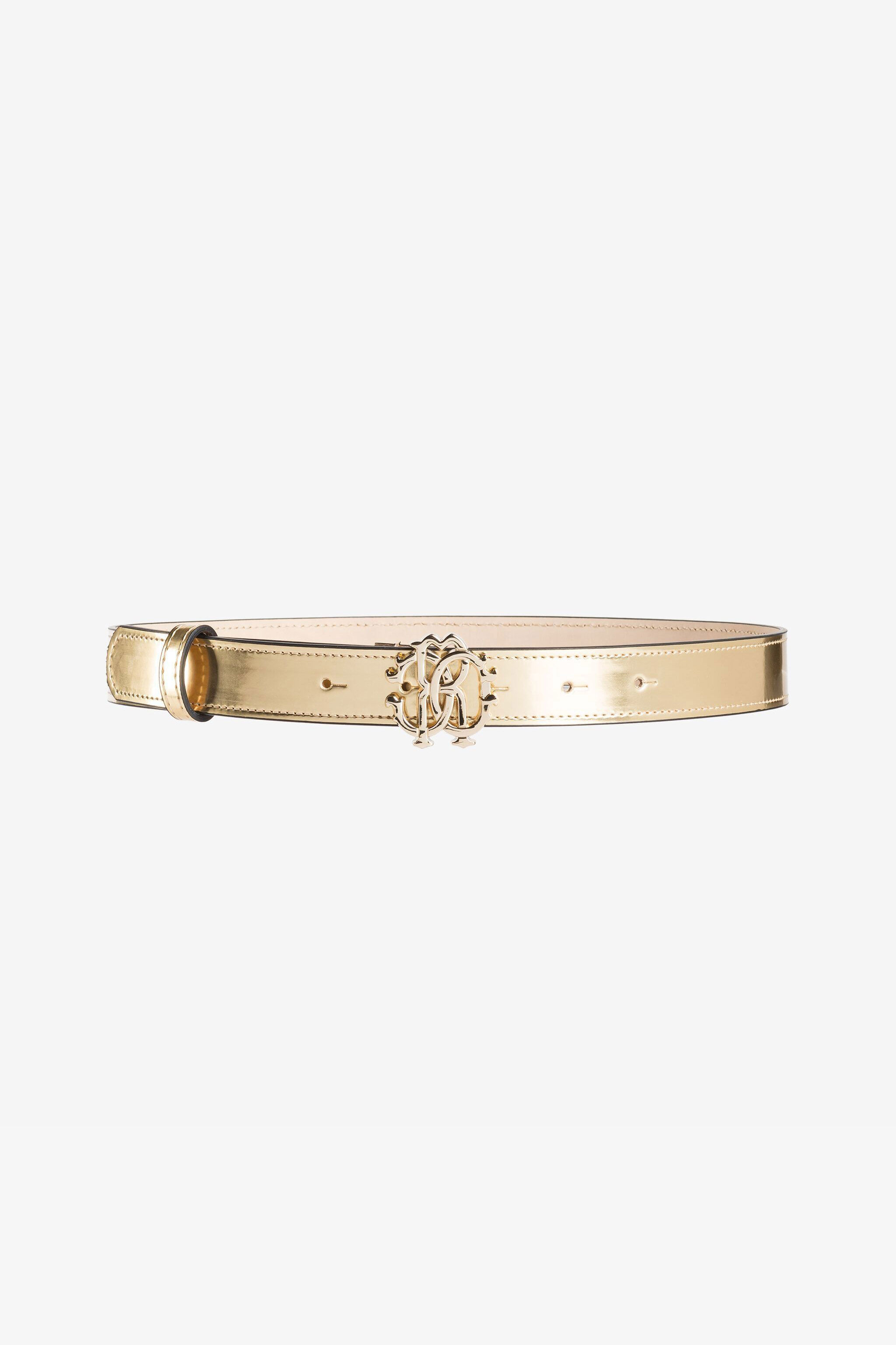 JU RC Monogram Belt Gold QJC001-FT227