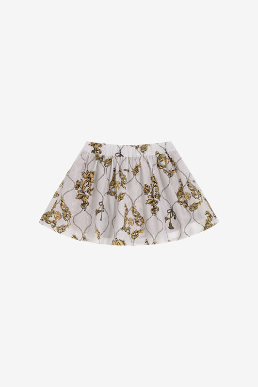 JU Gonna con stampa Bianco SJT301-4FI69