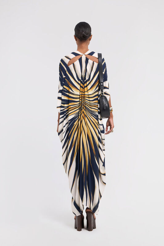 RC Caftano stampa Ray Of Gold Oro TKT181-7HM33