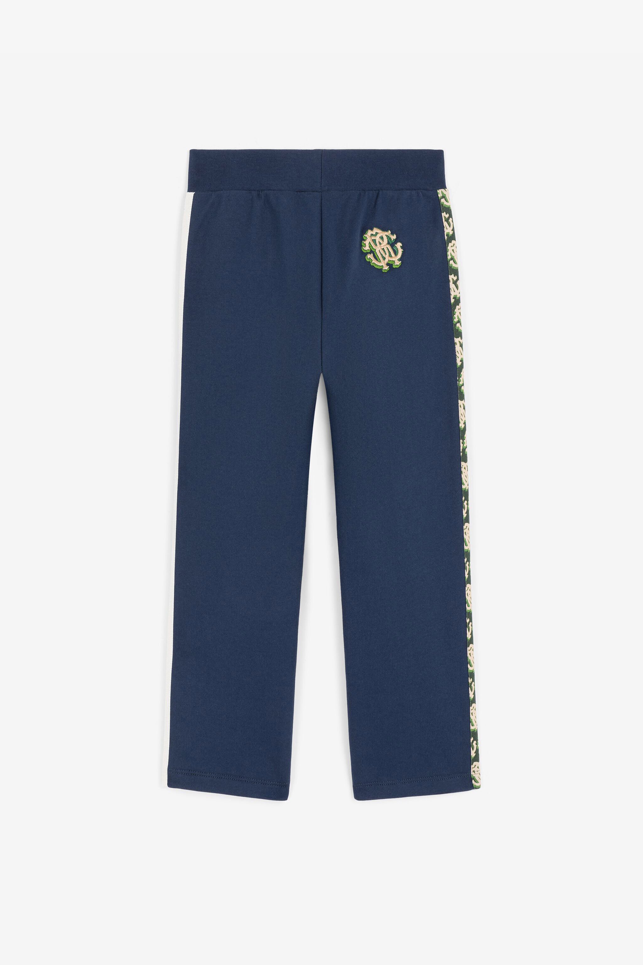 JU RC Monogram Side-Stripe Track Pants Dark blue RJT20S-CF050