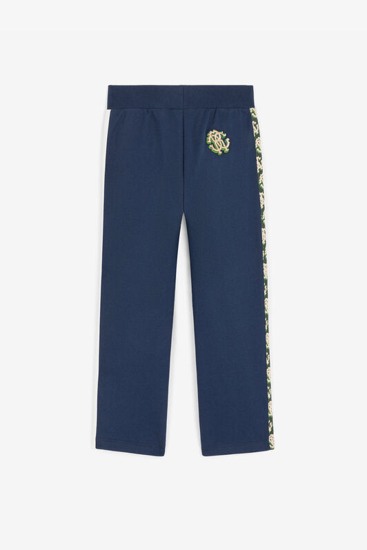 JU RC Monogram Side-Stripe Track Pants JU RC Monogram Side-Stripe Track Pants Dark blue RJT20S-CF050