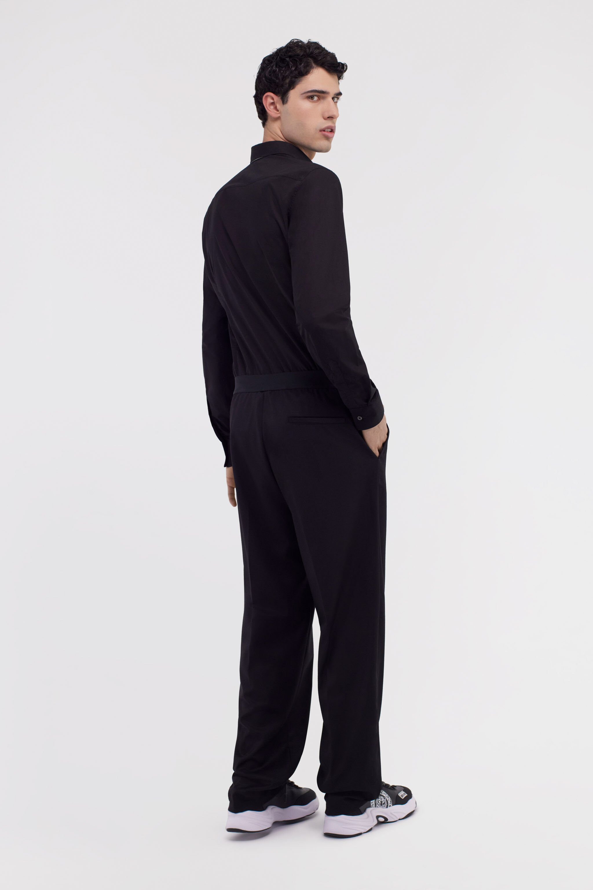 JC Pantaloni con elastico Just Cavalli Nero RRT000-RR041