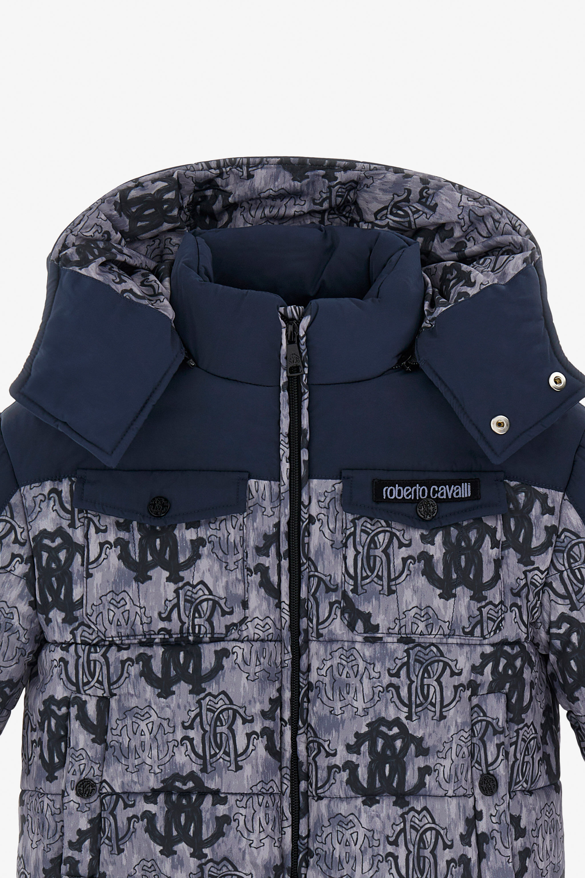 JU Giacca con Logo RC GREY/BLUE TJT40C-5RM11