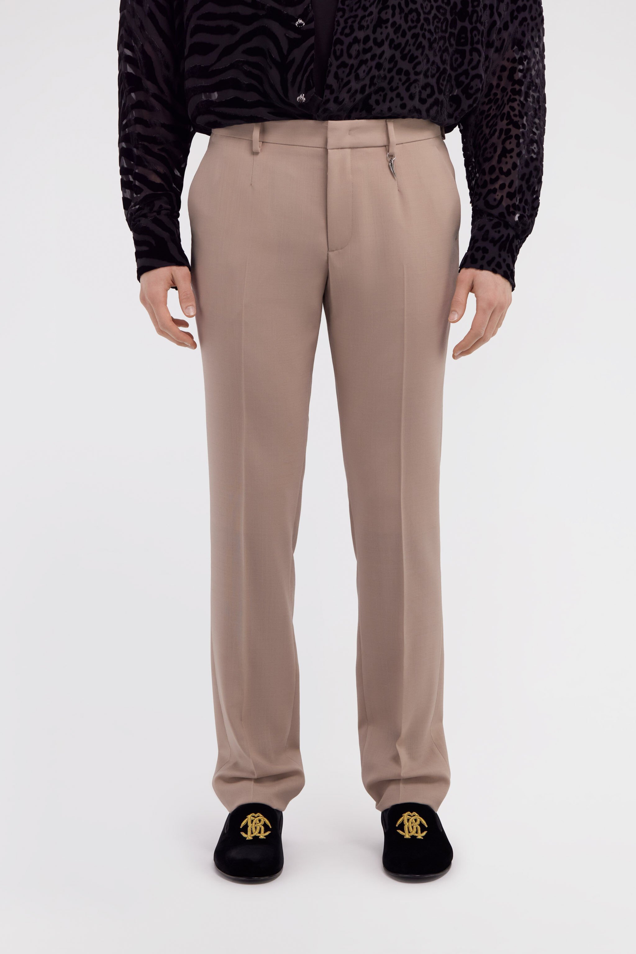 RC Tailored pants with Fang Light Brown SRT220-VW001