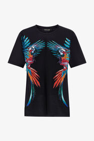 ${brand} T-shirt stampa Pappagallo ${colorDescription} ${masterID}