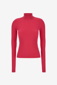 JC Just Cavalli Turtleneck Pullover Fucsia RKM657-RK351