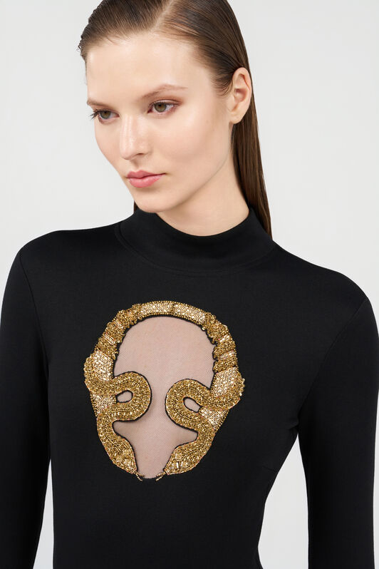 RC Body con ricamo Serpentine RC Body con ricamo Serpentine BLACK WKR603-JV027