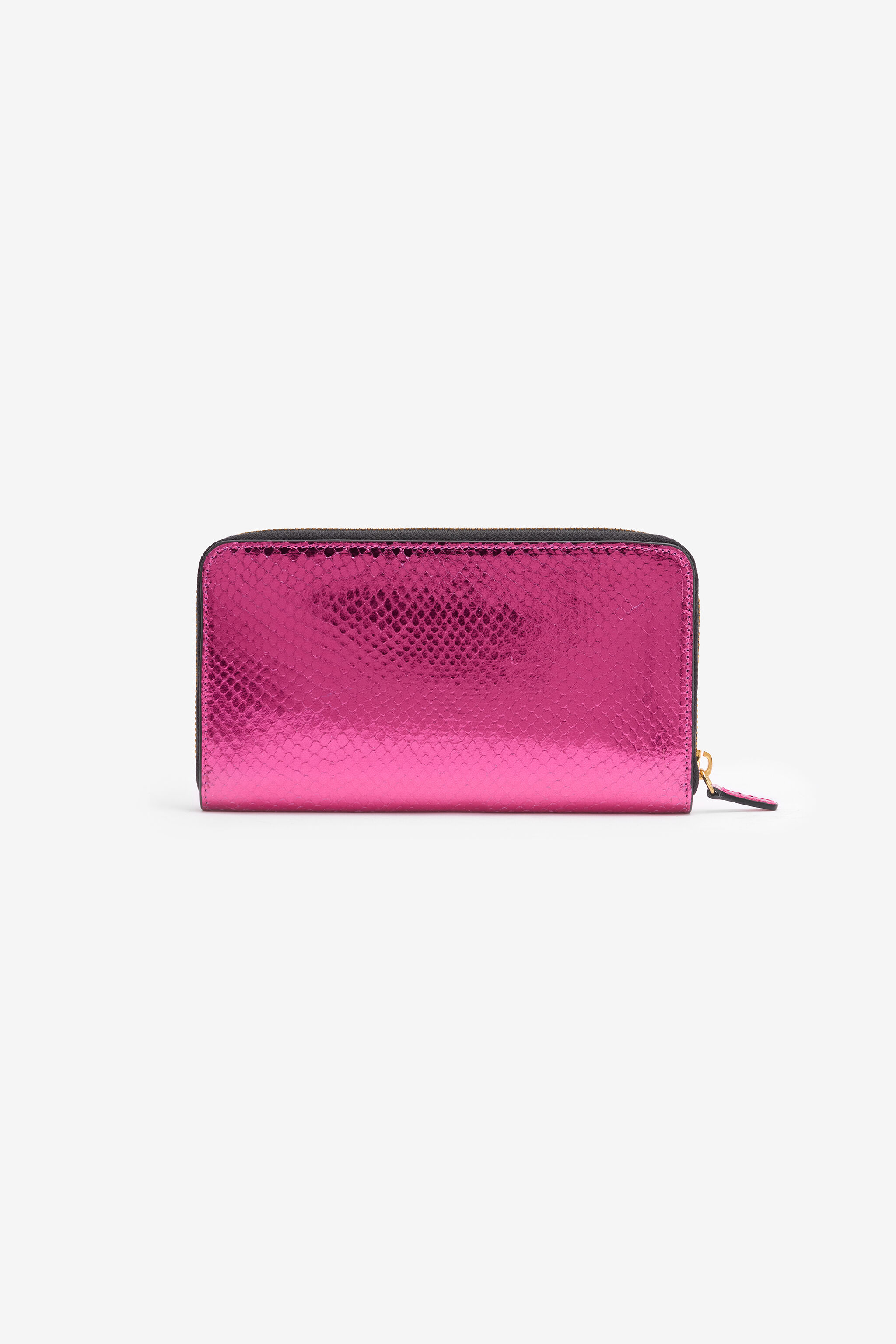 RC Zip-Around Wallet with Snake Print Fucsia TKA006-PZ579
