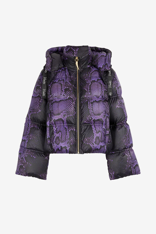 RC Python-Print Padded Jacket RC Python-Print Padded Jacket Purple PQT800-2TF01