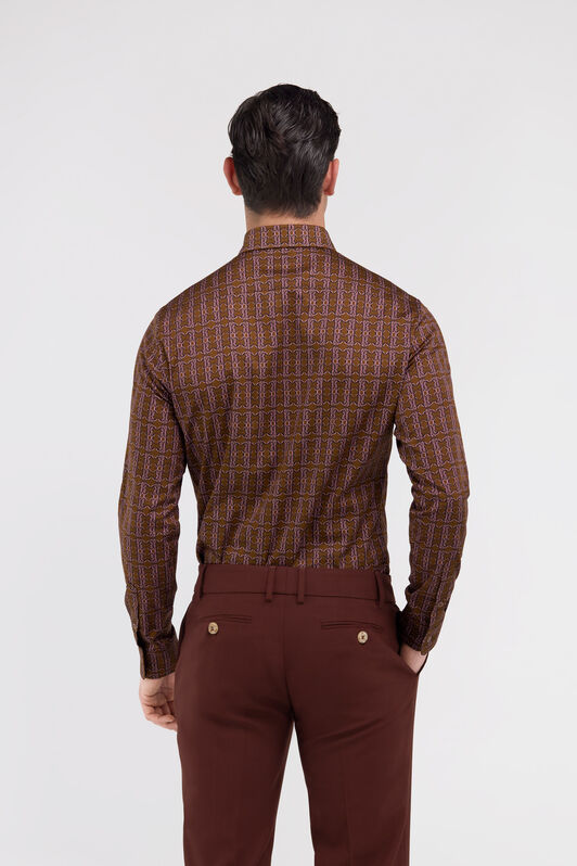 RC Camicia con stampa RC Camicia con stampa Marrone SRT701-CDL06