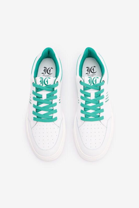 JC Sneakers Avec Détails Ajourés White, Green SFS059-SF305