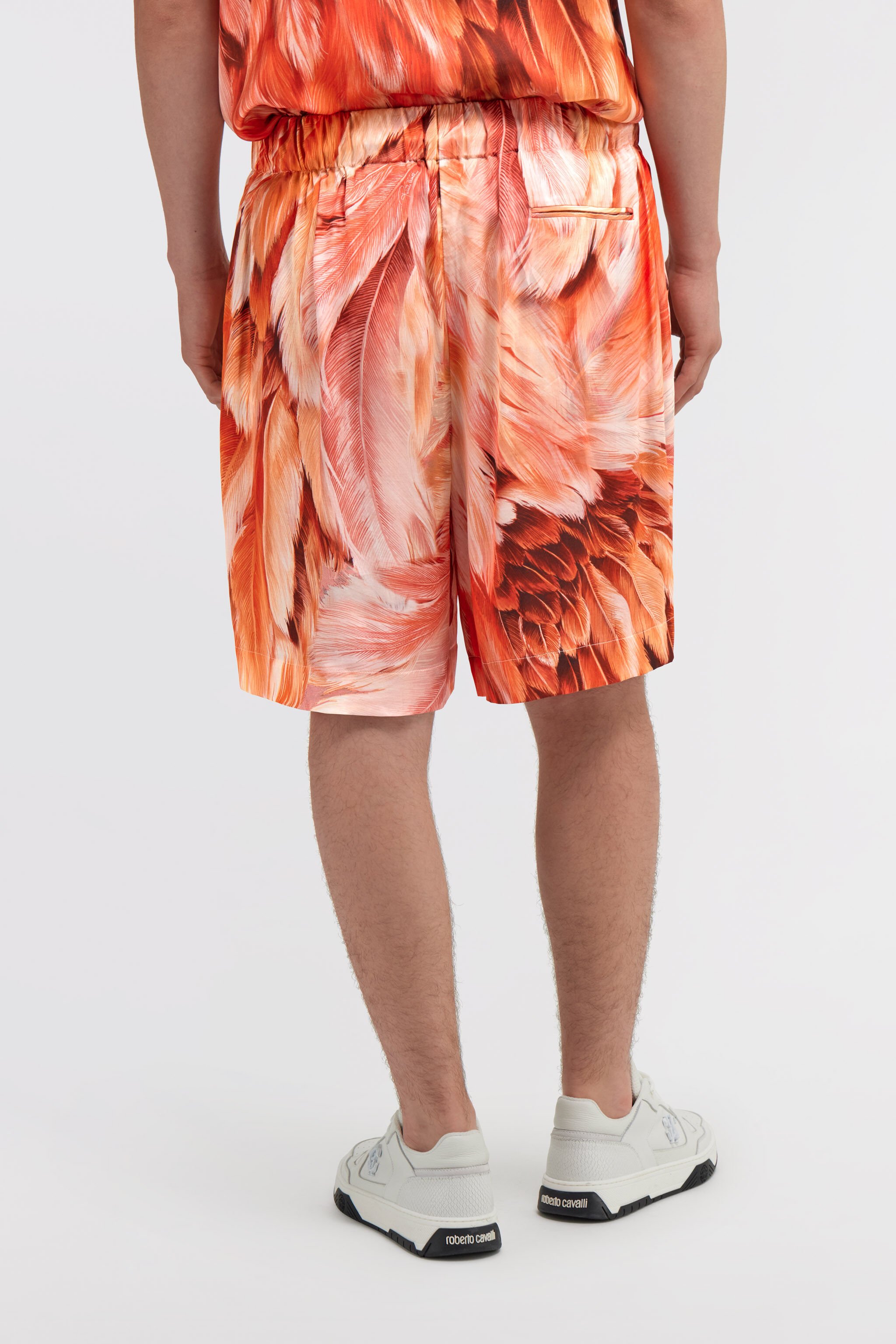 RC Plumange print shorts Orange SMT274-6DL71
