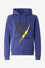 ${brand} Blue Sweatshirt with Jaguar and Lightning ${colorDescription} ${masterID}