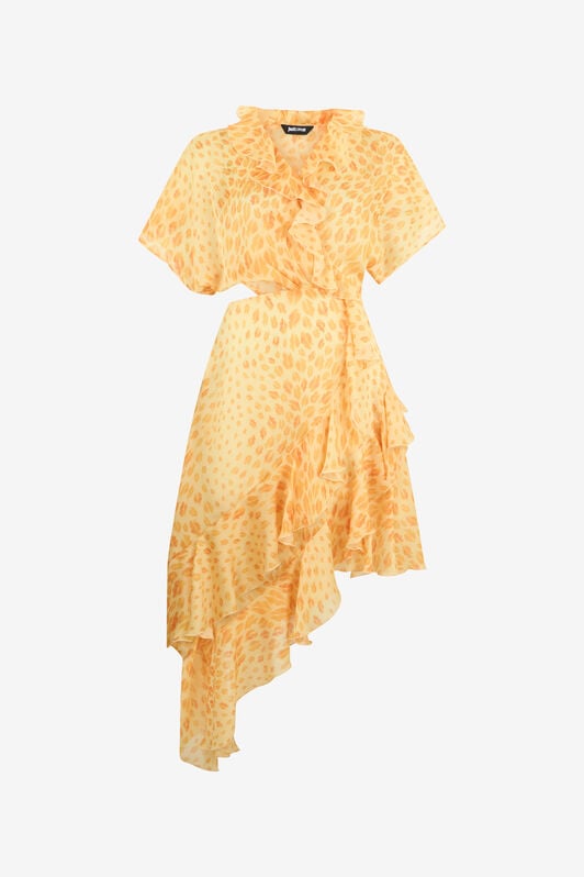 JC The Jaguar Kiss Print Mini Dress POP CORN WFT301-WF699