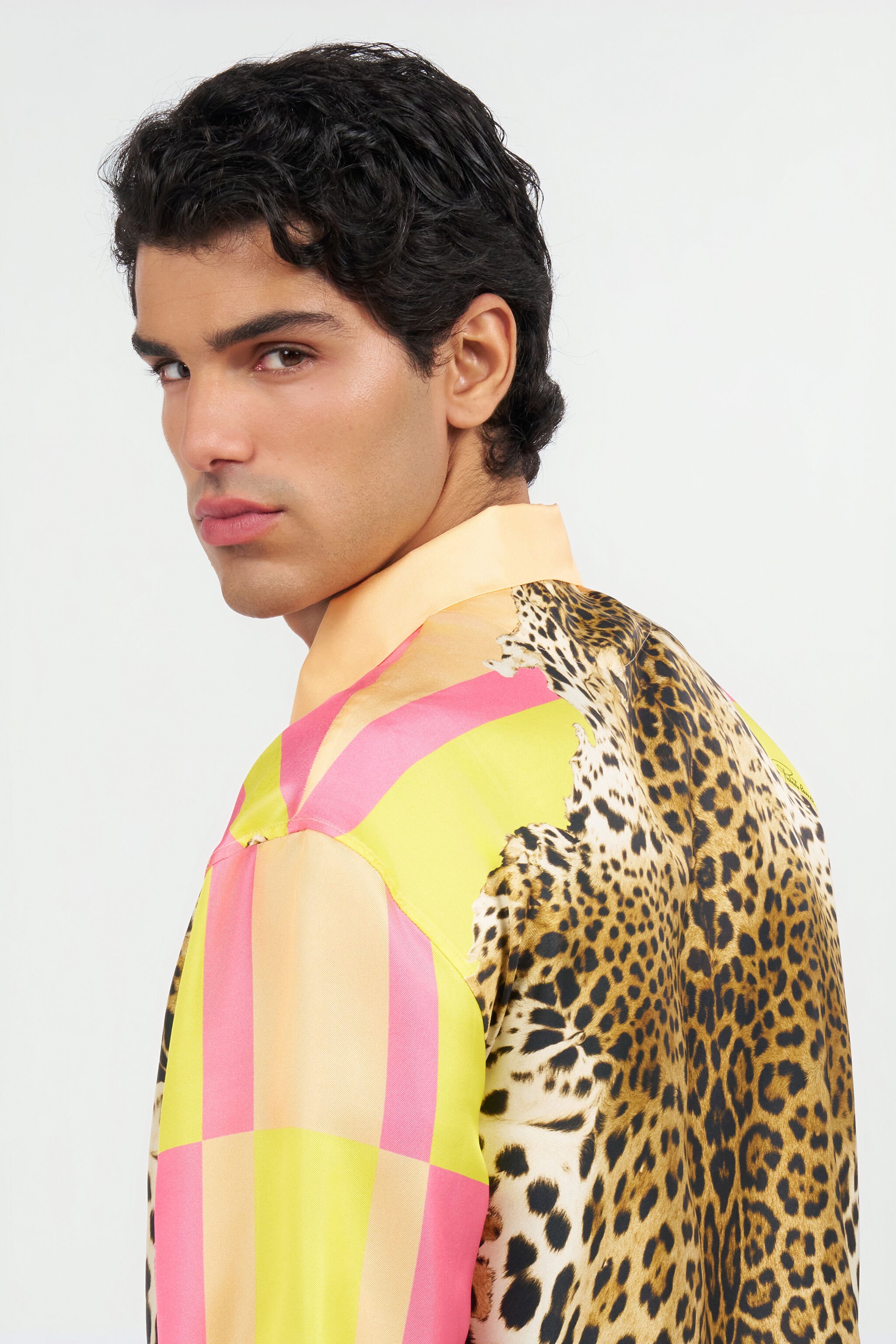 RC Chemise En Soie Imprimé Cavalli Pop MULTICOLOR WNT760-4QR33