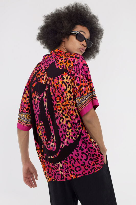 JC Just Cavalli shirt Fuchsia SFT295-SF210