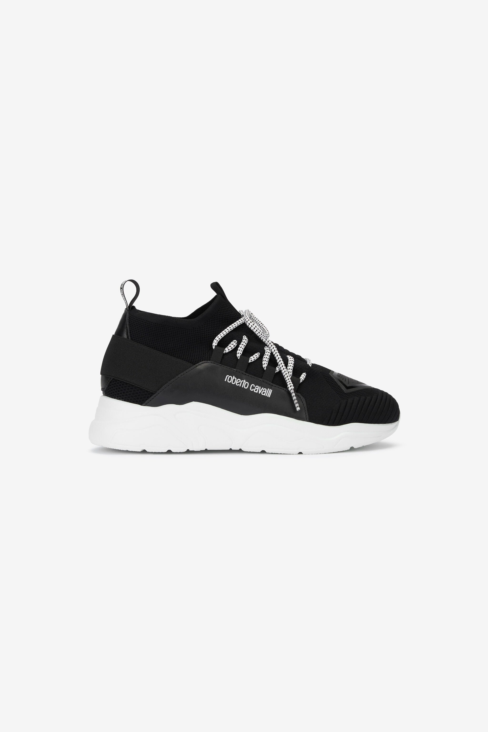 RC Sneakers slip on con lacci Nero POS00B-PZO05