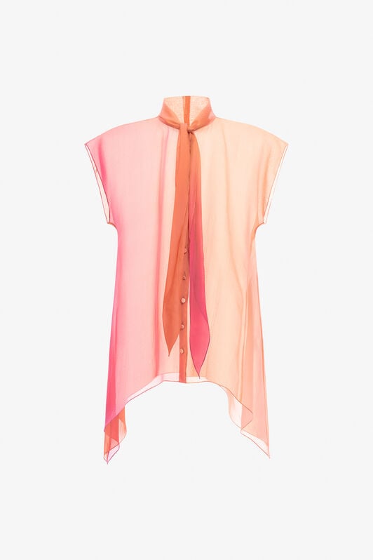 RC Camicia con fiocco Fucsia SWT703-CC009