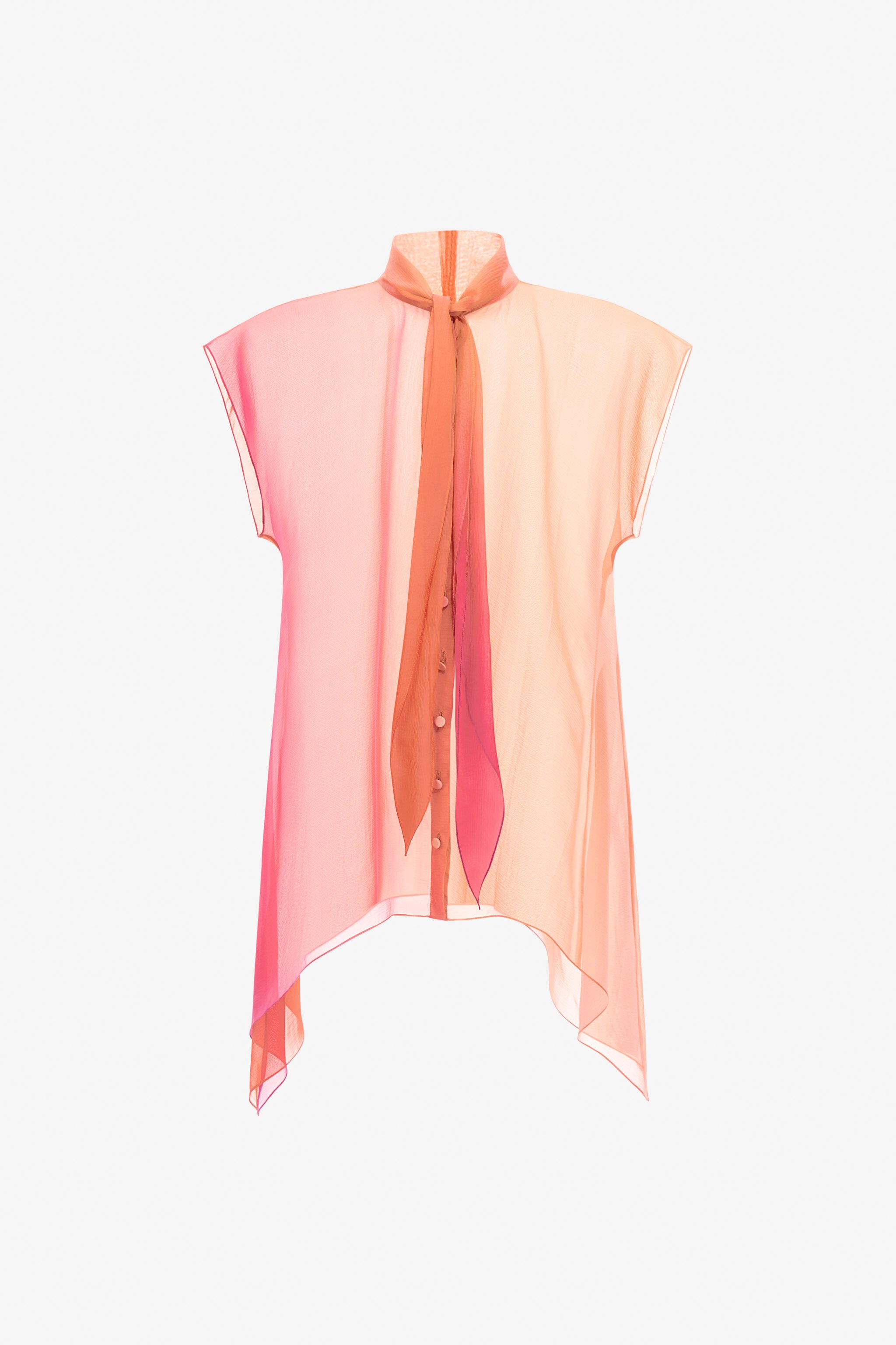 RC Camicia con fiocco Fucsia SWT703-CC009
