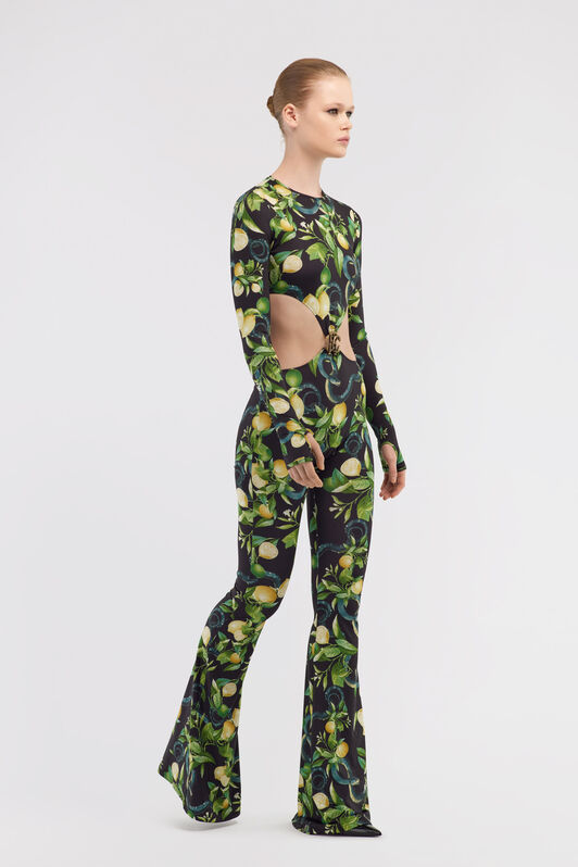RC Jumpsuit with Lemon print Schwarz SKT13A-LNI89