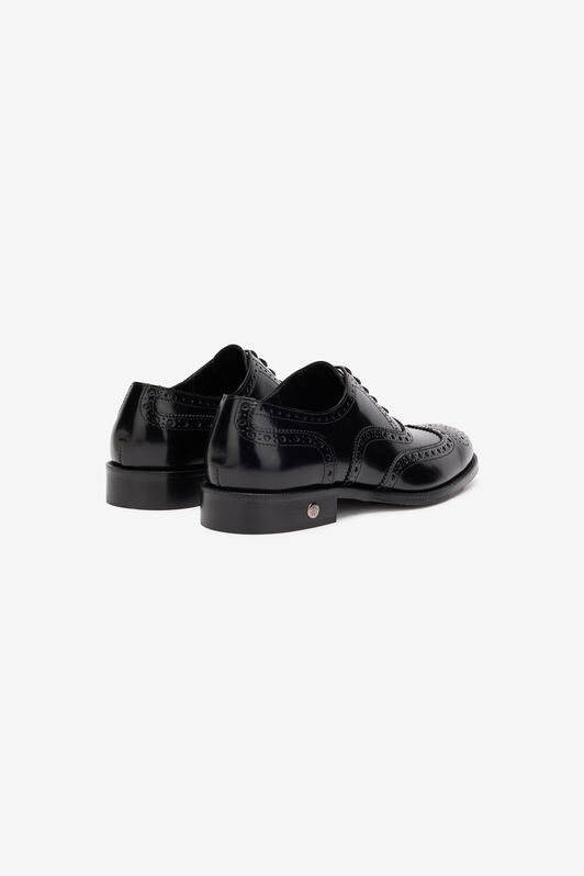 RC Brogue Derby Loafers Black POS00J-PZ085