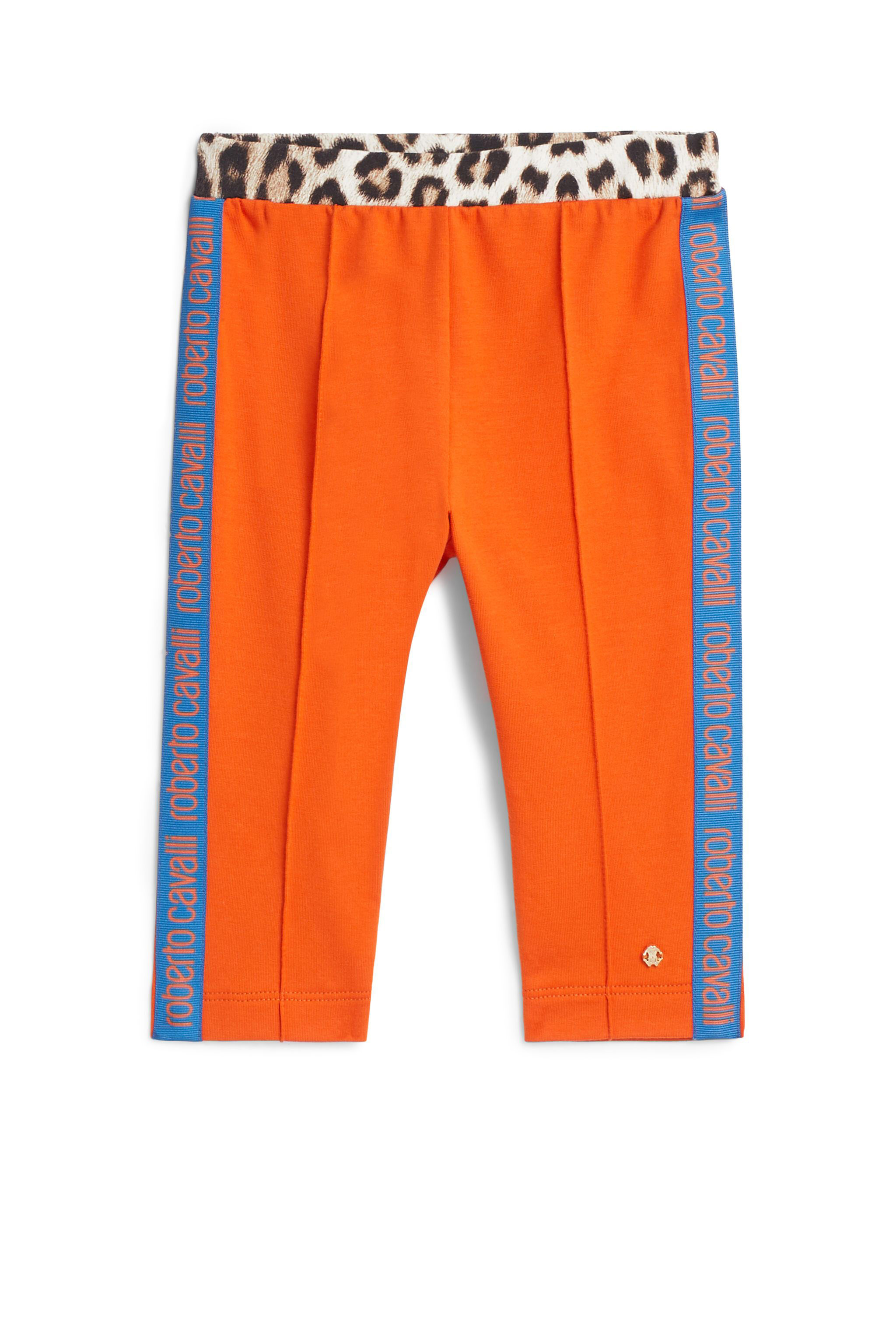 JU Bas de survêtement à logo ORANGE IJT226-CF042