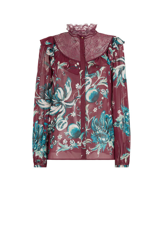 RC Floral-Print Silk Top RC Floral-Print Silk Top Purple FQT714-GFF62