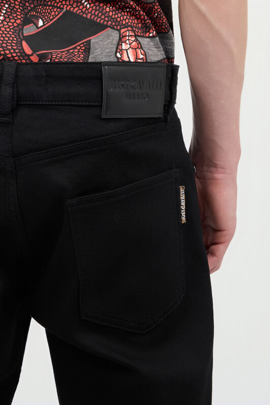JC Pantalon Avec Détails À Logo Noir UFJ006-UF026